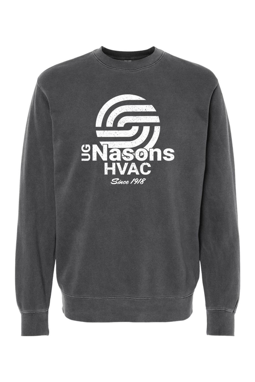 UG Nasons Distressed Logo Pigment-Dyed Crewneck Sweatshirt - Unisex / Men's