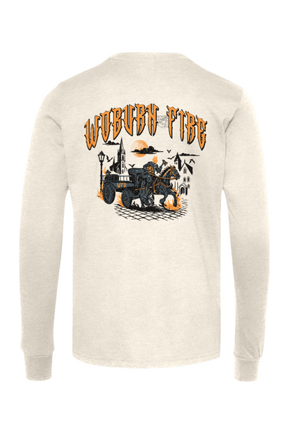 Woburn Fire Halloween 2025 Cotton Long Sleeve T-Shirt - Youth