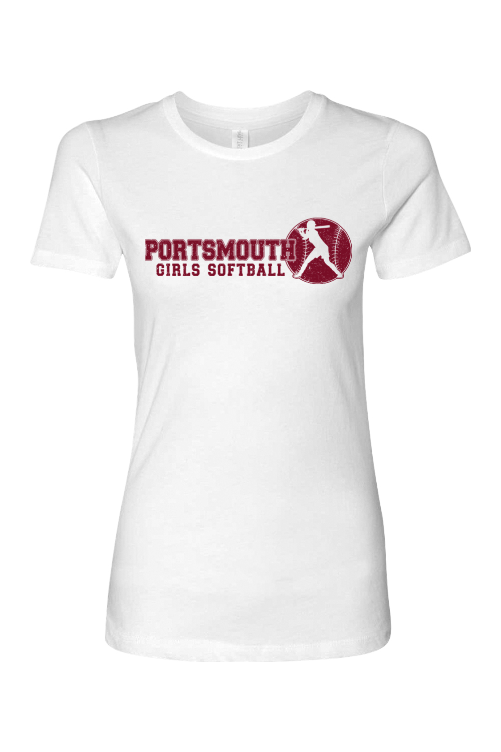 Portsmouth Girls Softball Cotton T-Shirt - Women's