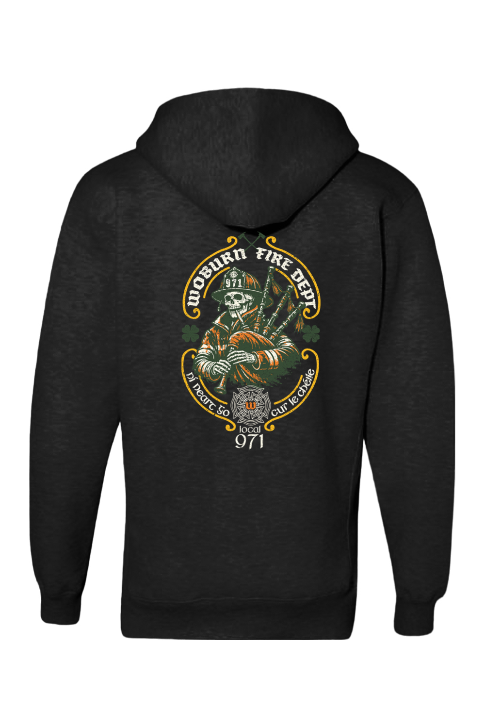 Woburn Fire St. Patrick's Day Premium Sport Lace Hoodie - Men's