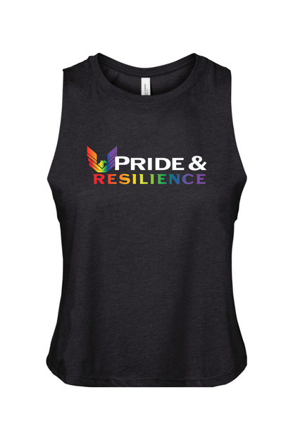 Pride & Resilience Racerback Cropped Tank - Women's