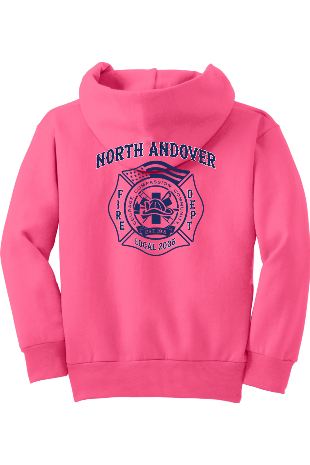 NAFD Breast Cancer Awareness Fleece Hoodie - Youth