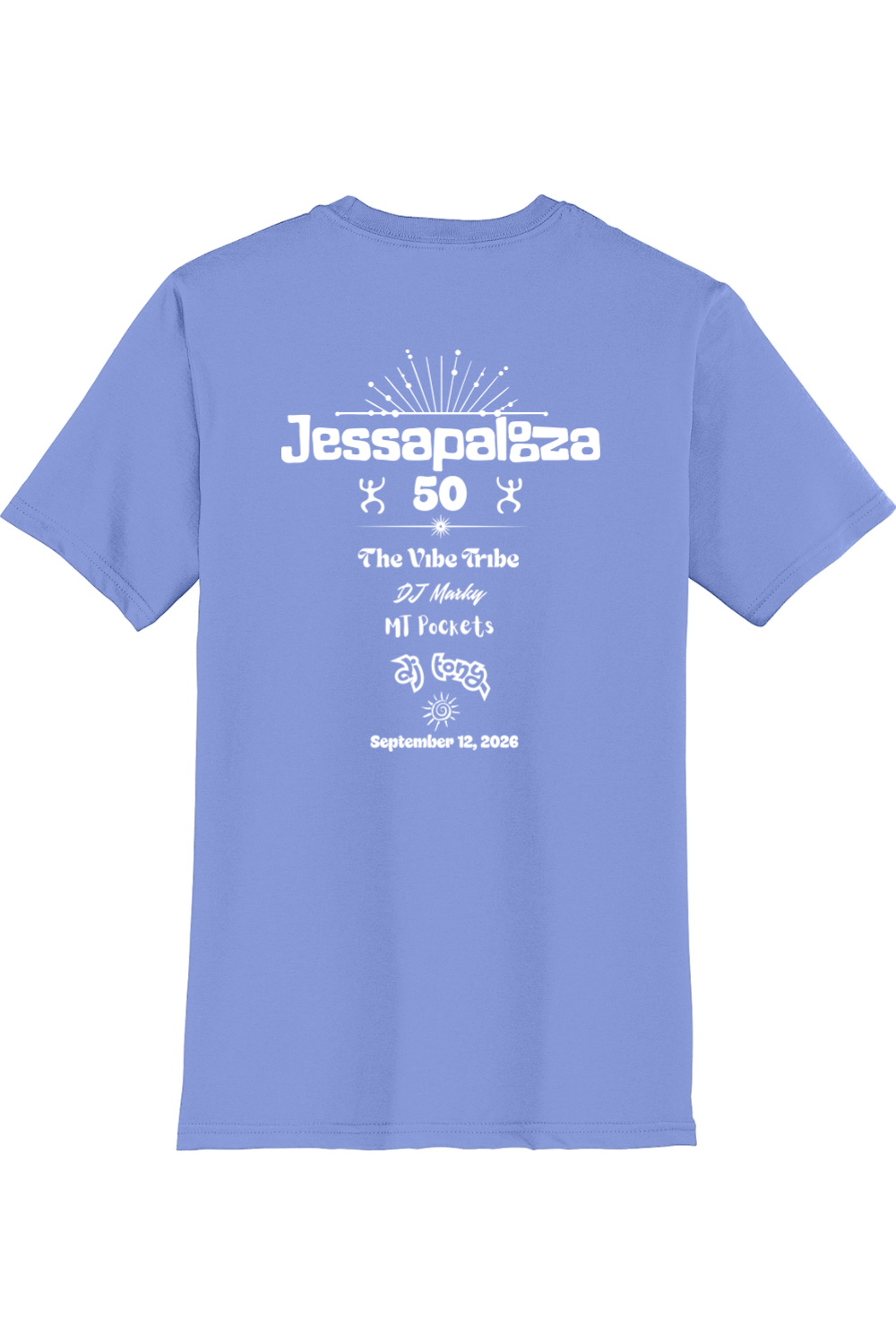 Jessapalooza Cotton T-Shirt - Adult Mens/Unisex