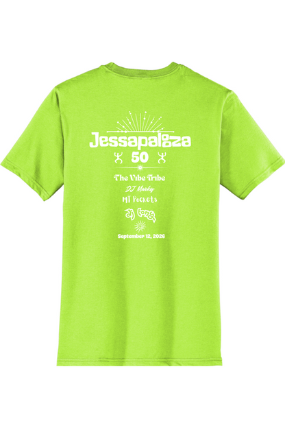 Jessapalooza Cotton T-Shirt - Adult Mens/Unisex