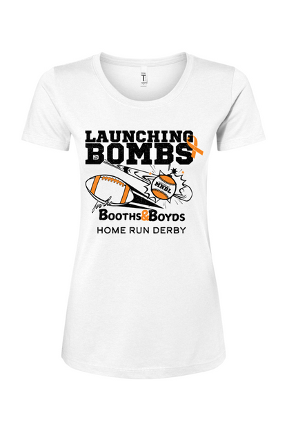Launching Bombs for the Booths & Boyds - Cotton Blend T-Shirt - Women's