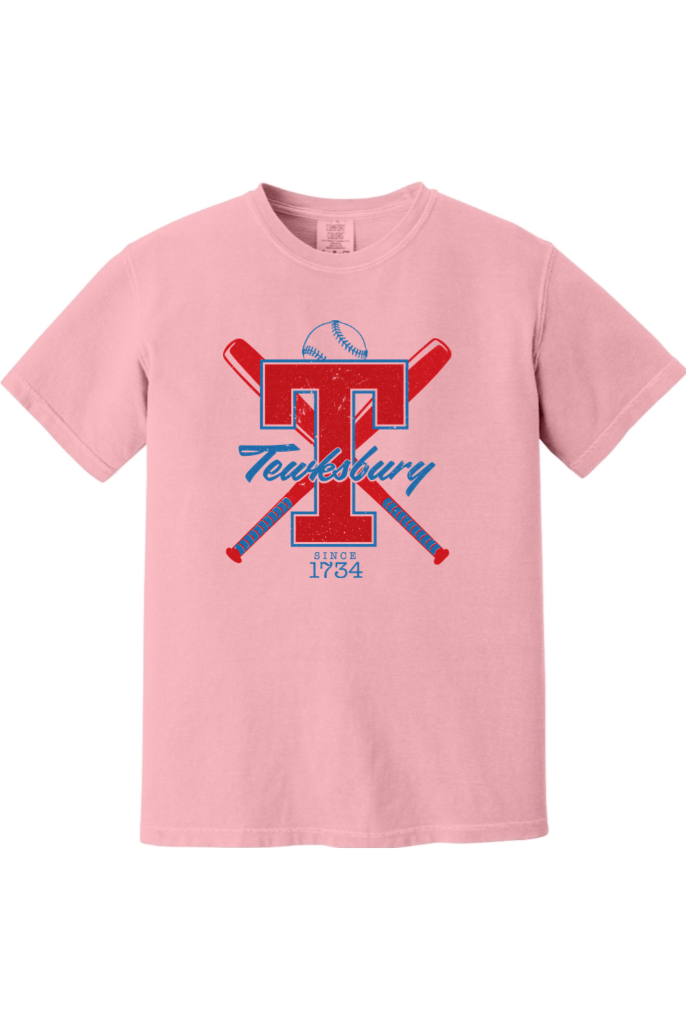 Tewksbury Baseball/Softball Comfort Colors T-Shirt - Men's