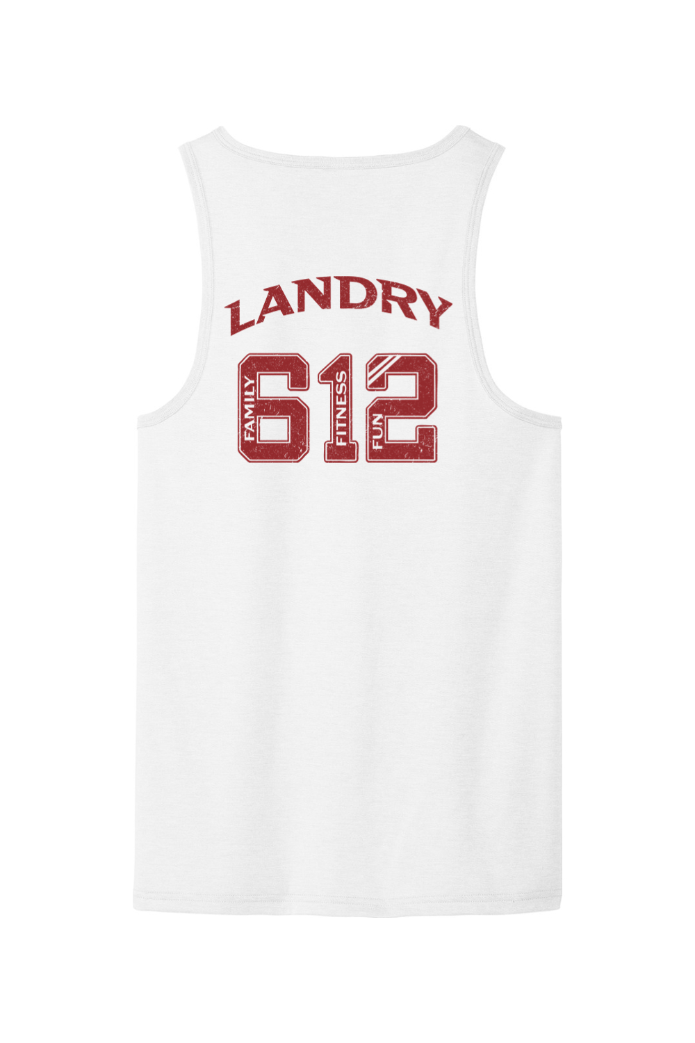 Resilience Landry Day '26 Red/White Tri-Blend Tank - Men's