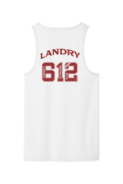 Resilience Landry Day '26 Red/White Tri-Blend Tank - Men's
