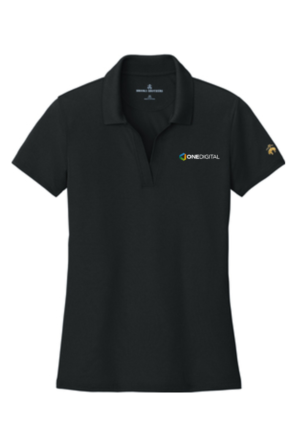 Embroidered One Digital - Brooks Brothers Women's Mesh Pique Performance Polo