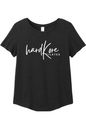 Hard Kore Pilates Relaxed Tri-Blend Scoop Neck T-Shirt - Women's
