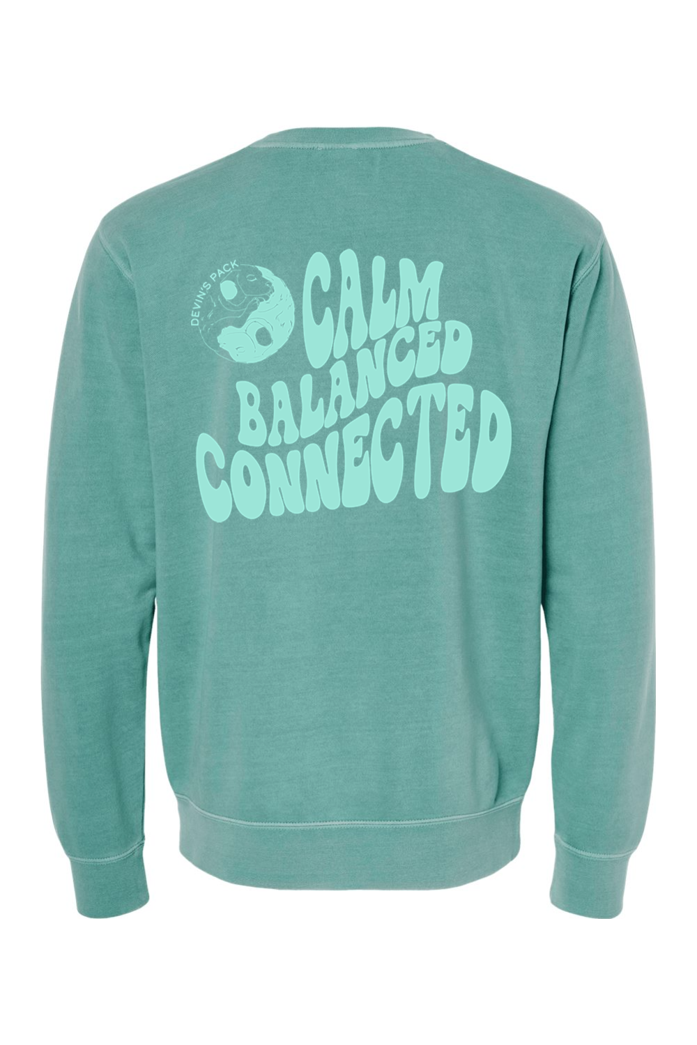 Devin's Pack Calm Balanced Connected Pigment-Dyed Crewneck - Unisex