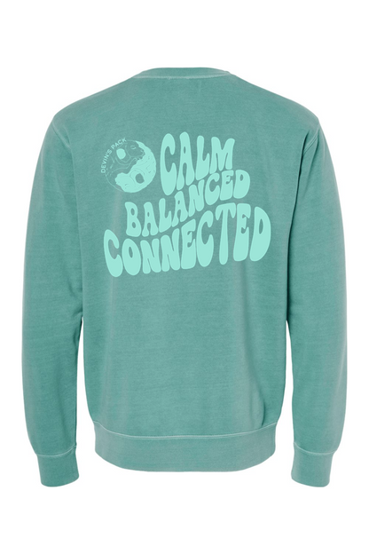 Devin's Pack Calm Balanced Connected Pigment-Dyed Crewneck - Unisex