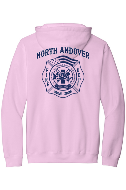 NAFD Breast Cancer Awareness Cotton/Poly Midweight Hoodie - Unisex Adult