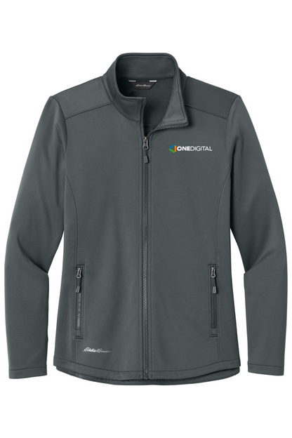 Embroidered One Digital - Eddie Bauer Women's Smooth Mid Layer Fleece Full-Zip