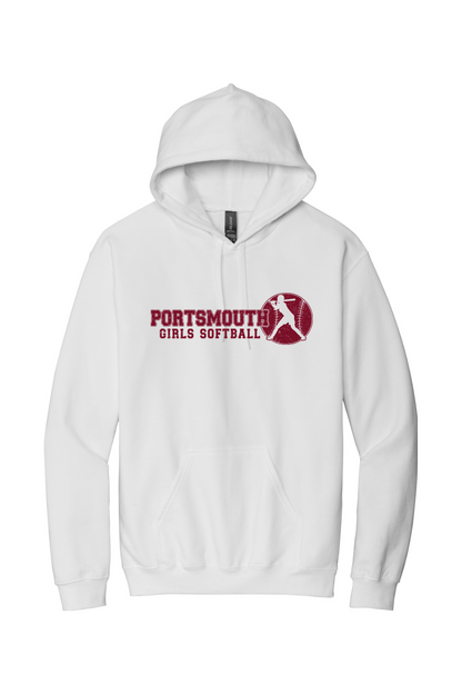 Portsmouth Girls Softball Standard Fleece Hoodie - Adult