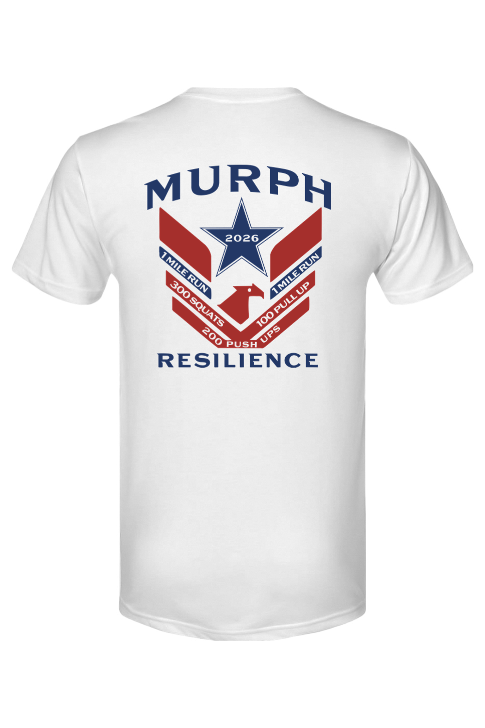 Resilience Murph 2026 Red White & Blue Tri-Blend T-Shirt - Men's
