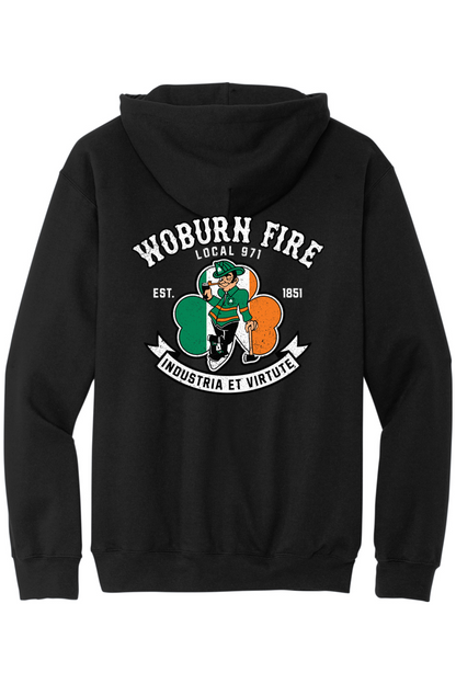 Woburn Fire Local 971 Irish Standard Hoodie - Unisex / Adult