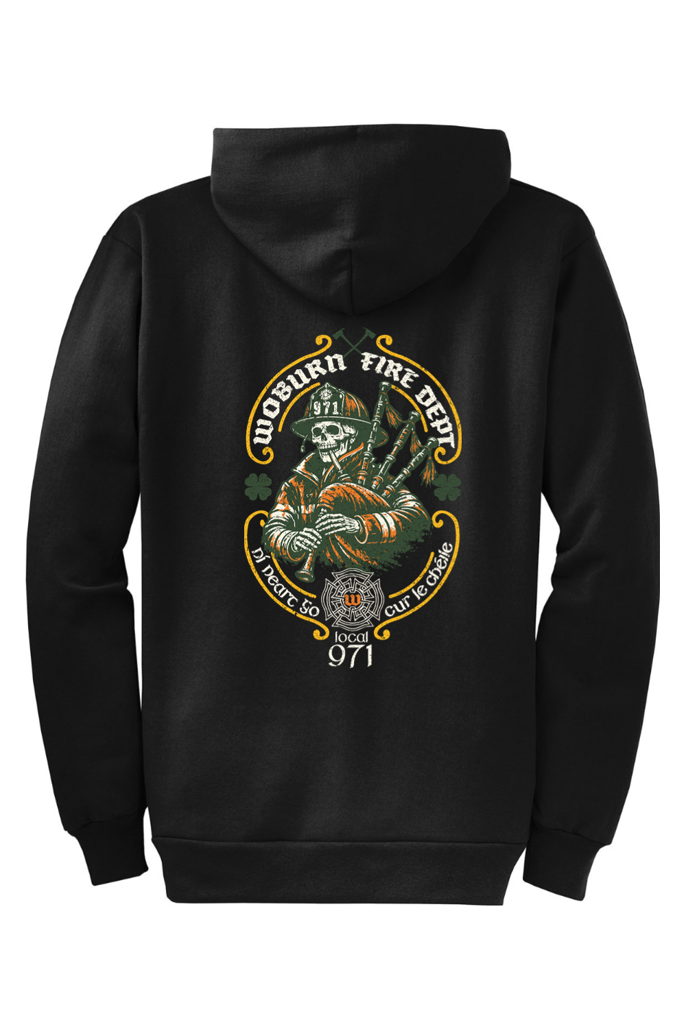 Woburn Fire St. Patrick's Day 2026 Standard Full-Zip Hoodie - Men's