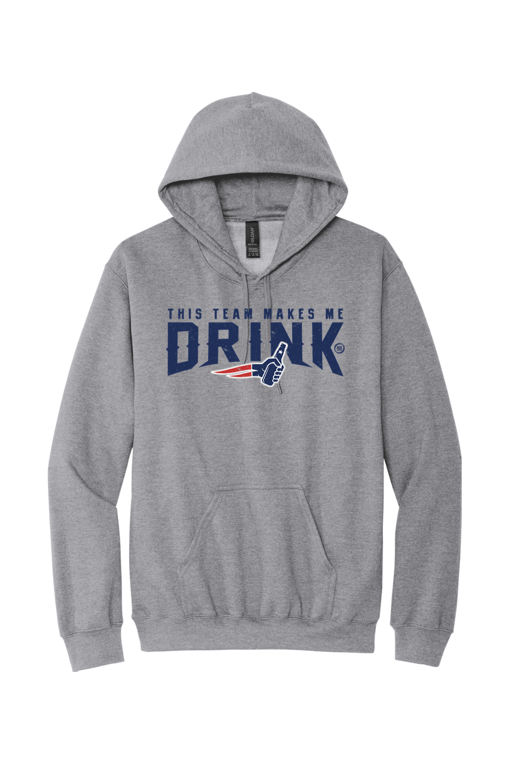 New England This Team Makes Me Drink Hoodie - Men's