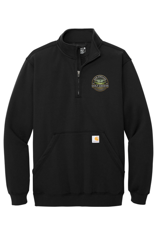 New England Golf Greens Carhartt Midweight 1/4-Zip Mock Neck Sweatshirt