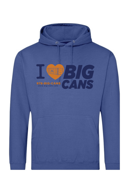 I Heart Big Cans - Midweight Hoodie - Unisex