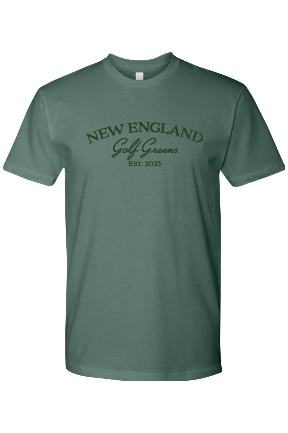 New England Golf Greens - Design One - Cotton T-Shirt - Adult Unisex