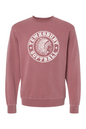 Tewksbury Softball Off White Logo Pigment-Dyed Crewneck Sweatshirt - Men's