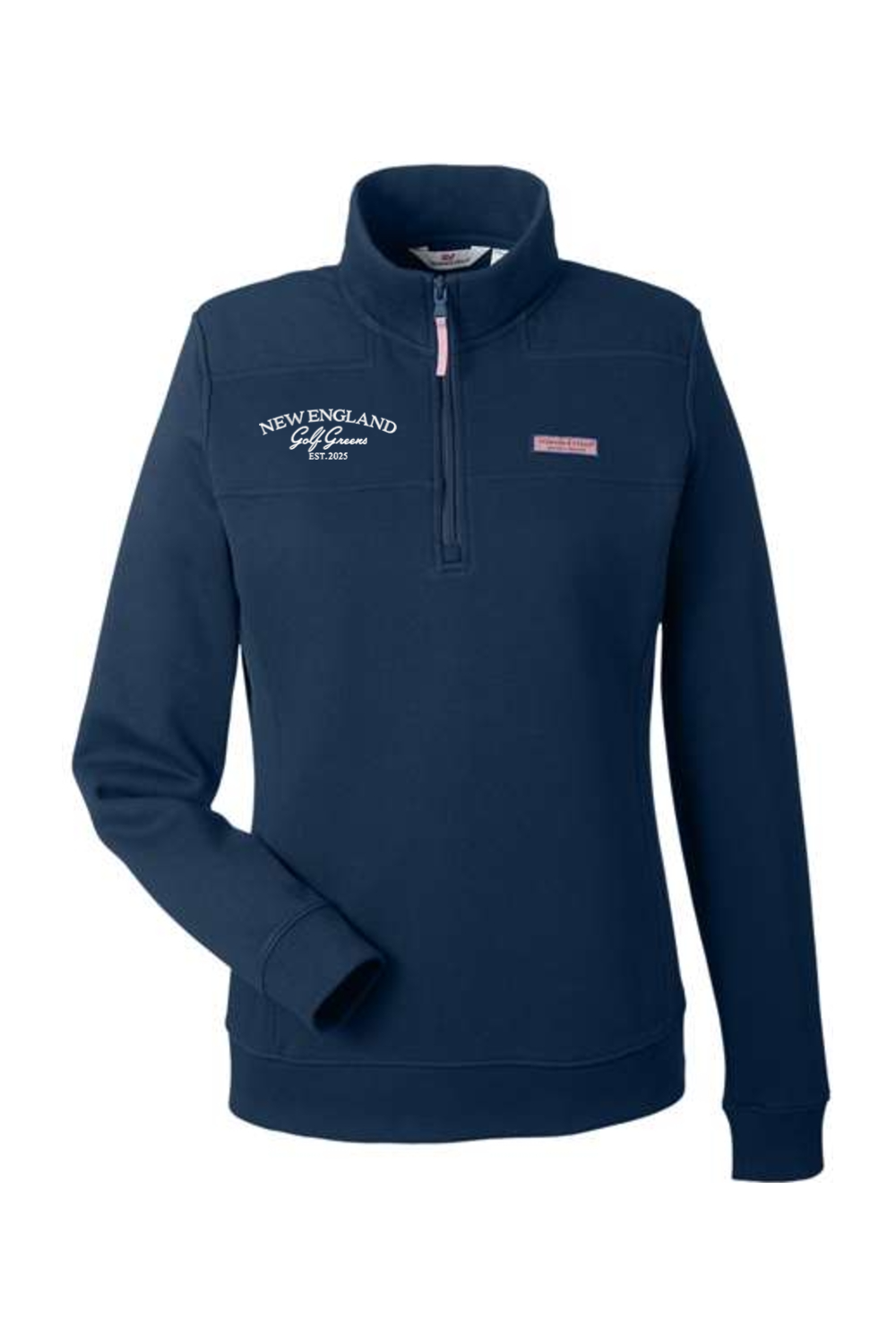 New England Golf Greens Embroidered Vineyard Vines Women's Collegiate Shep Shirt