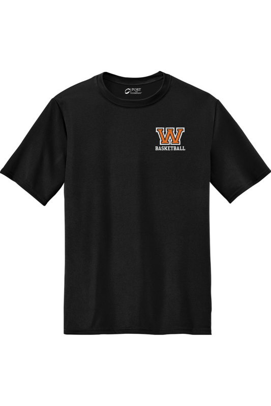 Woburn Basketball Motto Performance T-Shirt - Men's / Unisex