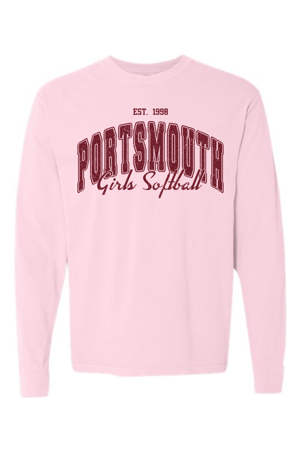 Portsmouth Softball '98 Comfort Colors Long SLeeve T-Shirt - Men's