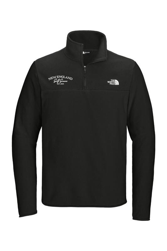 Black pullover with branding on a white background
