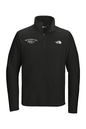 Black pullover with branding on a white background