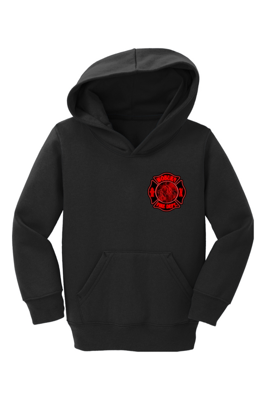 Woburn Fire Halloween 2026 Standard Fleece Hoodie - Toddler