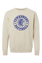 Tewksbury Softball Blue Logo Pigment-Dyed Crewneck Sweatshirt - Men's