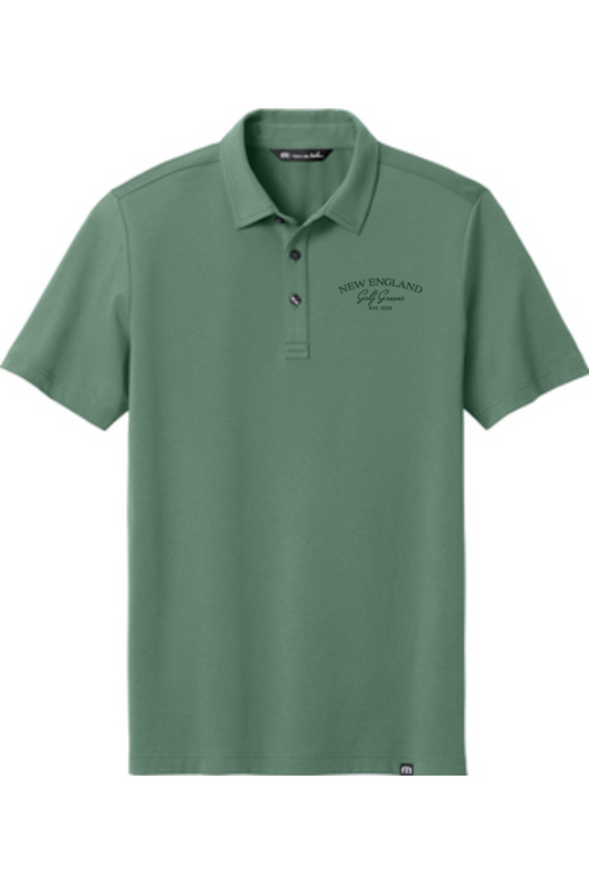 New England Golf Greens TravisMathew Glenview Solid Polo