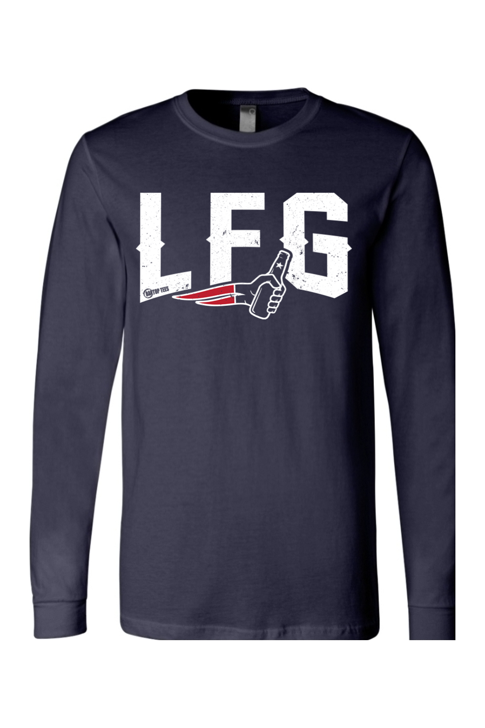Game Time 100% Cotton Long Sleeve T-Shirt - Men's