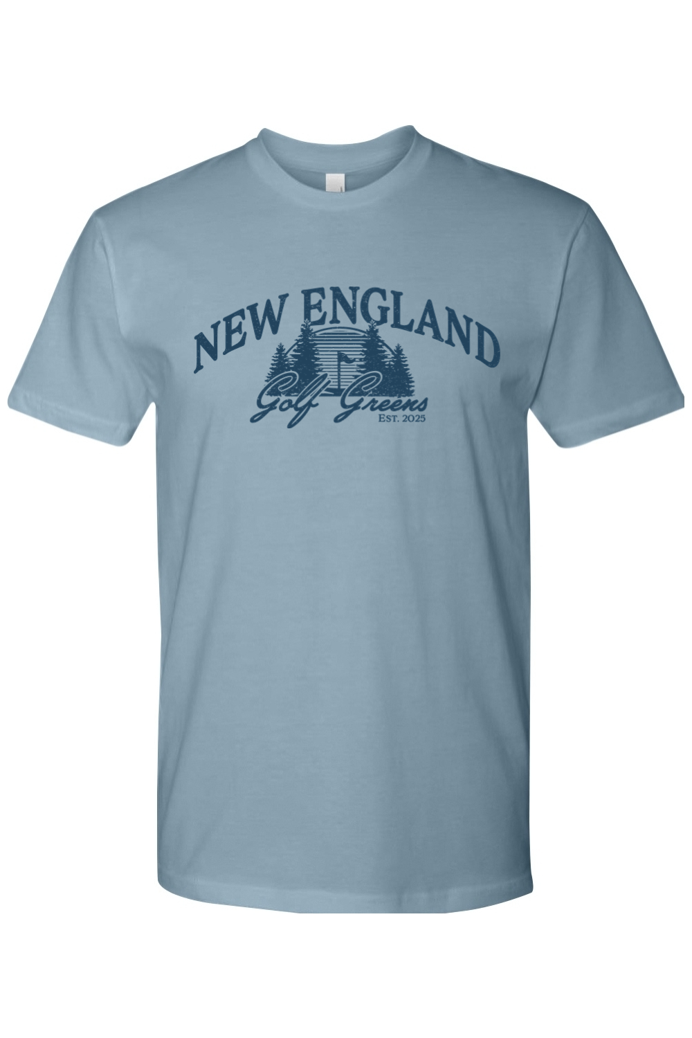New England Golf Greens - Design 2 - Cotton T-Shirt - Adult Unisex