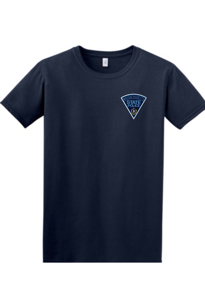 MSP Crime Scene Front Logo 100% Cotton T-Shirt - Mens Adult
