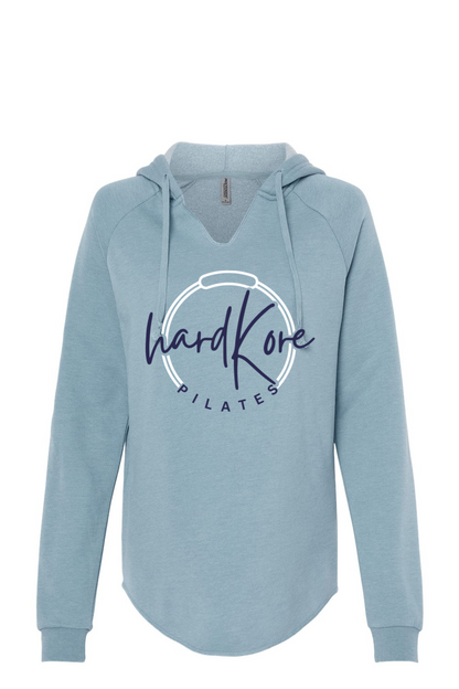 Hard Kore Pilates Lightweight California Wave Wash Hoodie - Women's