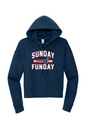 Sunday Funday Modest Crop Hoodie - Women's