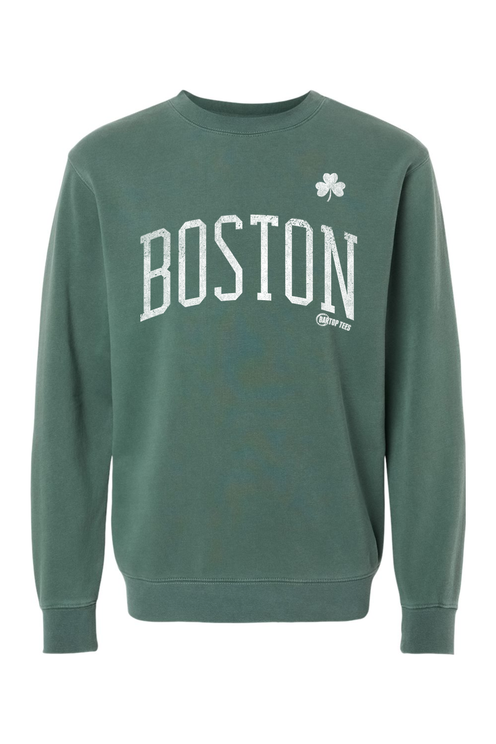 Boston Clover Pigment-Dyed Crewneck Sweatshirt