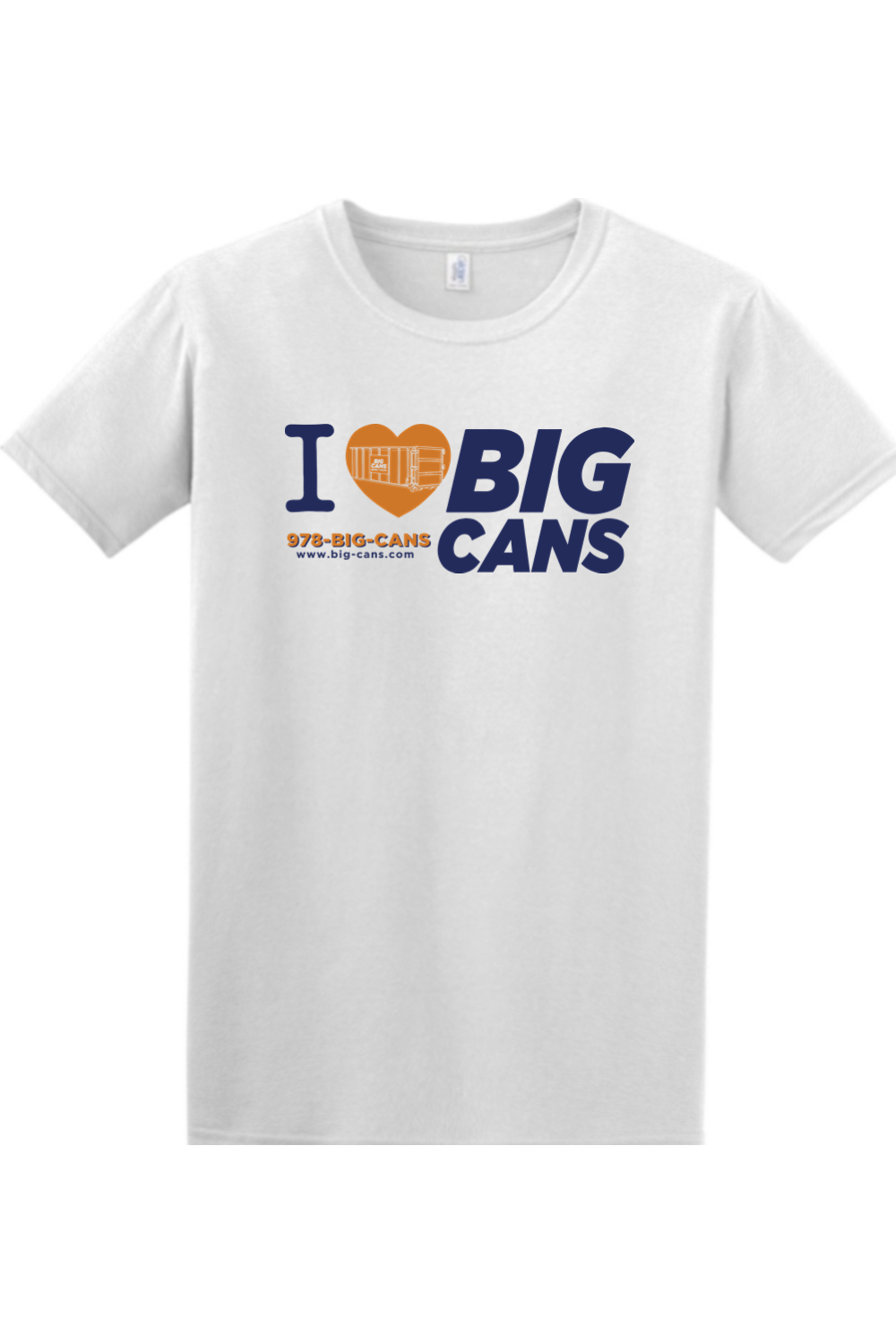 I Heart Big Cans Relaxed Fit 100% Cotton T-Shirt - Unisex
