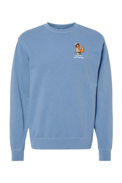 Lunder Nurse's Garment Dyed Crewneck Sweatshirt - Unisex