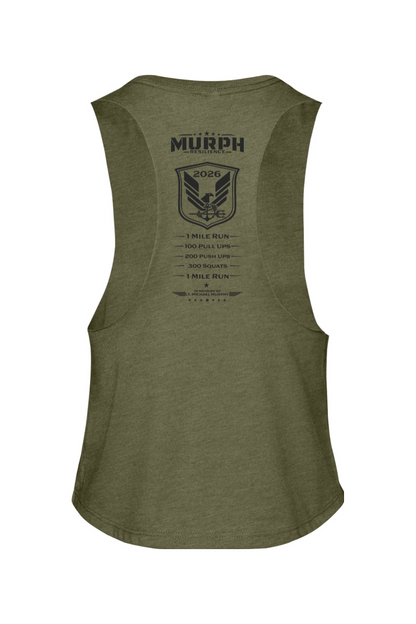 Resilience Murph 2026 Racerback Cropped Tank - Women's