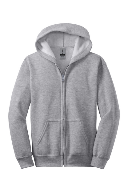 Youth Gildan Heavy Blend Full-Zip Hooded Sweatshirt - 18600B