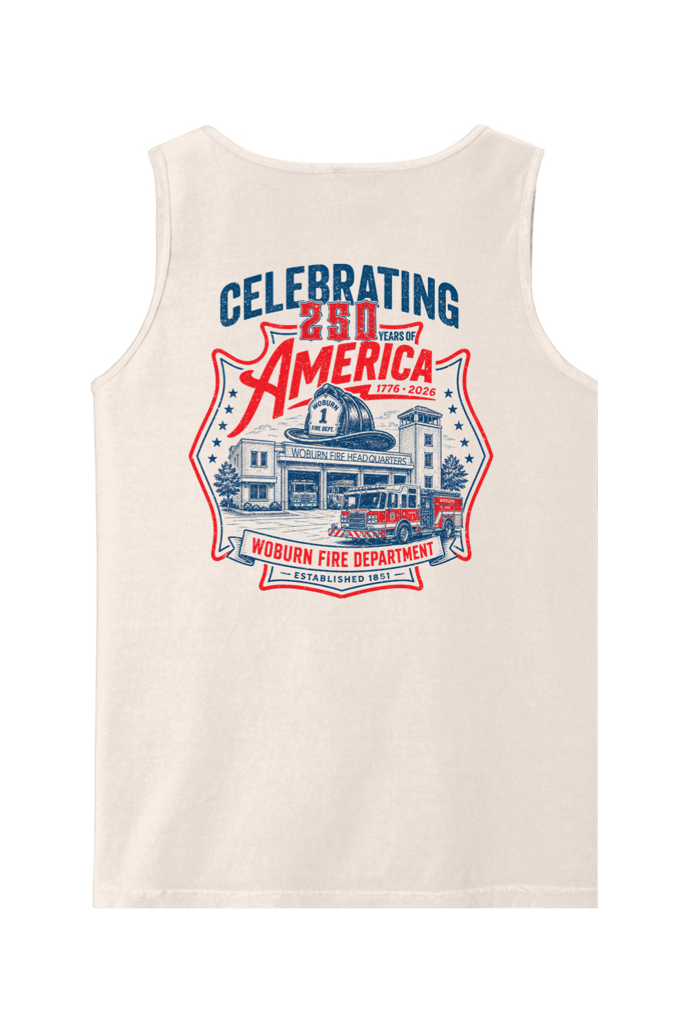 WFD Celebrating USA's 250th Comfort Colors Tank - Men's