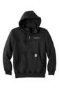 Embroidered One Digital - Carhartt Rain Defender Paxton Heavyweight Hooded Zip Mock Sweatshirt