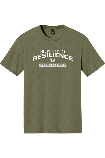 Property of Resilience Strength & Conditioning Tri-Blend T-Shirts - Men's