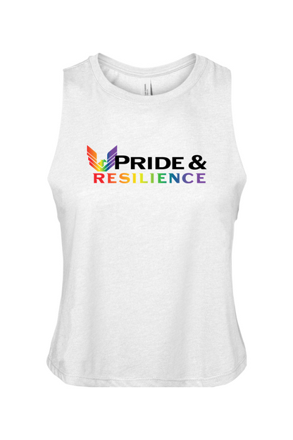Pride & Resilience Racerback Cropped Tank - Women's