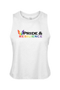 Pride & Resilience Racerback Cropped Tank - Women's